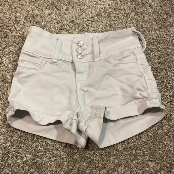 White Jean shorts - Picture 1 of 2
